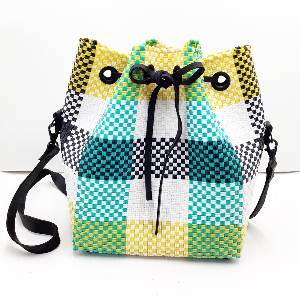 🆕{TRUSS} PVC Leather Trim Tote